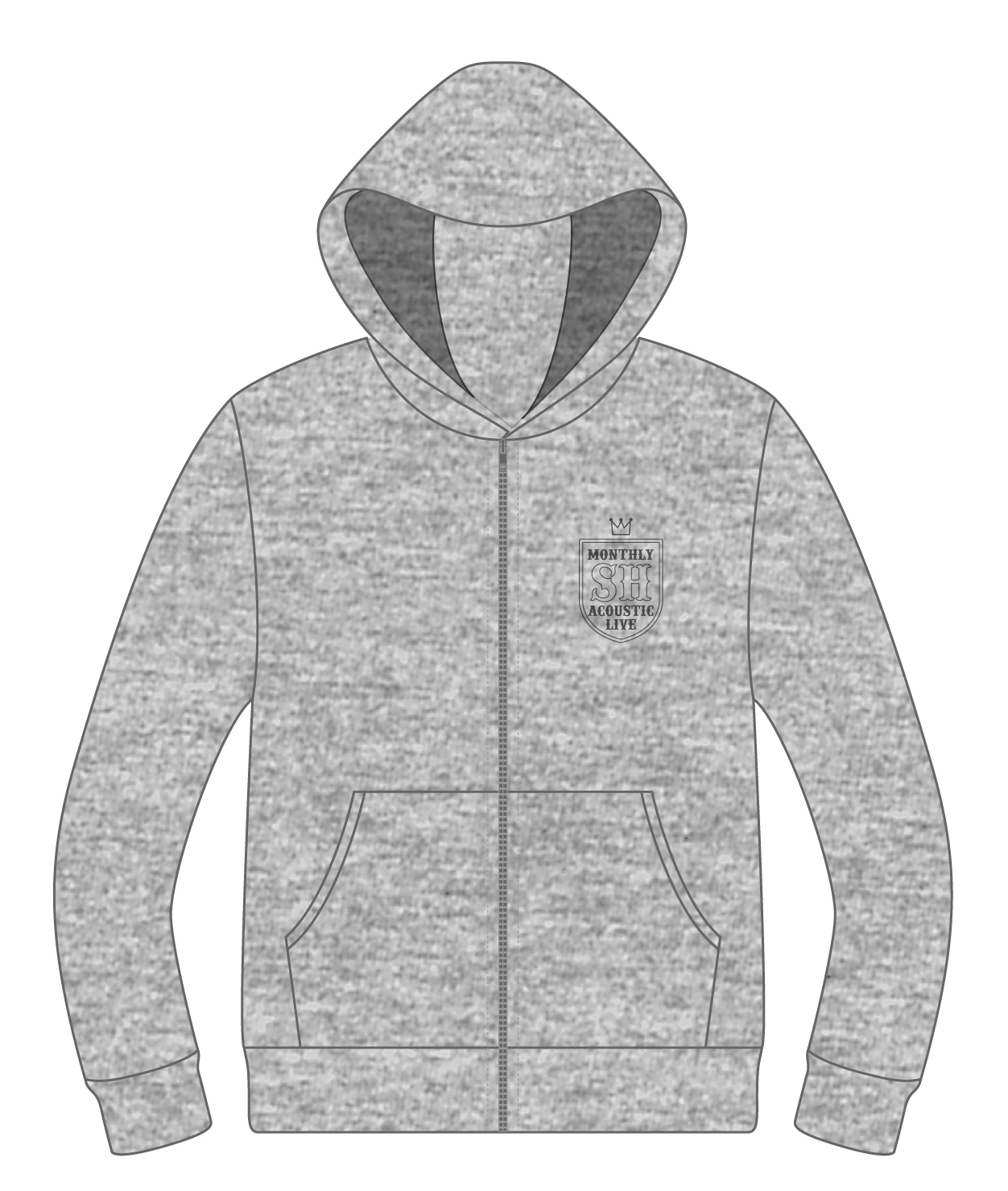 HEKIRU SHIINA 2019 Camouflage Parka【グレー】